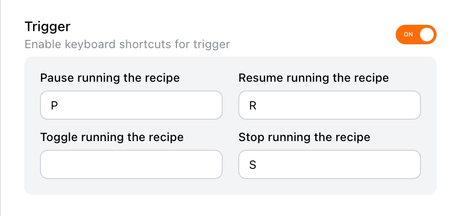 shortcuts-control