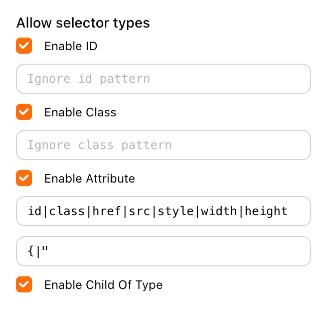 selector-type